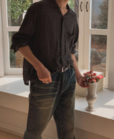 Believer Linen Check Long Sleeve Shirt