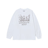 25FW CITY VIEW LONG SLEEVE T-SHIRT WHITE
