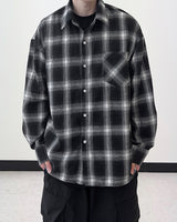 Retro Air Oversized Fit Check Shirt