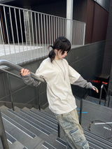 グランジヒップピグメントレイヤードロングスリーブ