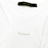 WAVE STRAP SLEEVELESS_WHITE
