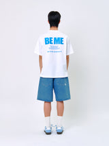 RABBIT T-SHIRT_White/Blue