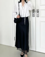 Rody texture layered blouse