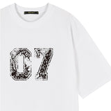 HOLY 07 オーバーフィットショートスリーブTシャツ_ホワイト