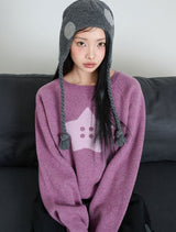 STAR BUTTON KNIT - PINK