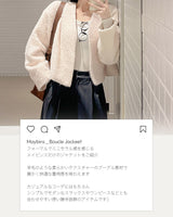 【MADE】ノーカラーバックルジャケット