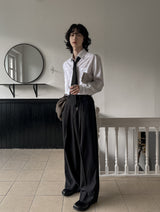 Pauline Scratch Wide Slacks