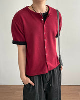 Plac Knit Short Sleeve Cardigan