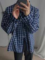 ASCLO College Linen Check Shirt (2color)