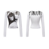 Mono Photo Graphic Slim Tee 232514013