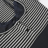 Inez Lace Stripe Tee