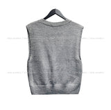 [U-BAISC] Jay Over V-neck Knit Vest