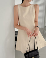 Mimia boat‑neck dress