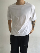 crop cut off short sleeve(4colors)