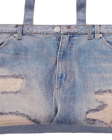26SS DENIM TROMPE LOEIL SHOULDER BAG
