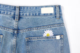2ND REORDER EMBROIDERED FLARE JEANS code 25101