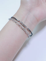 All surgical seel new wave layered string bracele