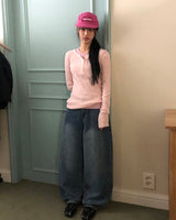 ジェオンサイドスタッドデニムパンツ