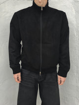 Roa Suede Crop Zip-Up 3C