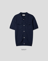 (M's) 2 Pocket Knit Shirt