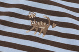 26SS★ キャットボーダーリンガー半袖Tシャツ