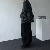 LC Epeel Two Burton Black Leather Blazer