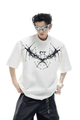 スタッドシッスルエンブロイダリーTシャツ