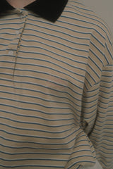 Weekly collar t-shirt_beige