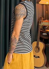 Slim Waffle Stripe Tank Top 3COLOR