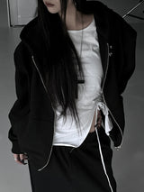 レタリング エクスプロー フーディ ジップアップ (unisex)