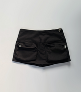 フォクスy2kジッパーカーゴスカート(black)