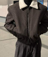 [F/W] Wool biker mustang jacket(2color)