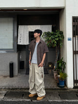 リニアストライプショートスリーブシャツ – M/L (3 Colors)