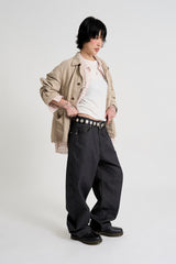 Radio raw denim pants