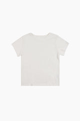 ビベルスリムラウンドTシャツ