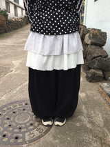 ティッシュピンタックスウェットパンツ