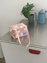 Handy pouch (pink dot)