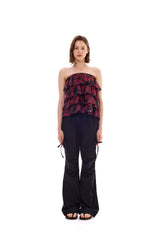 FINE FRILL TOP SKIRT