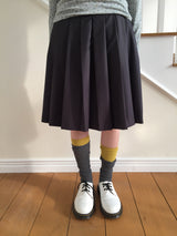 YWD プリーツスカート + ベルト (2color)