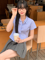 クラシックプリーツドピンタックミニスカート
