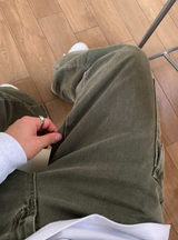 ノーメースパラシュートディープダイイングカーゴワイドパンツ