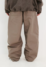 CLASSIC WIDE TRACK PANTS ASH BROWN