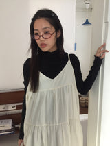 [MD's Pick] ミュエ ピンタック ロングドレス (1color)