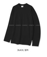  Logane USA Supima cotton overfit long sleeve tee