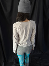 ラグランスリムTシャツ