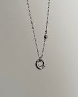 bbpo donut coin stainless steel ball bead necklace