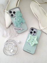 Milky way phone case (Mint), Mag Safe 