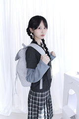  Rabbit Drop String Patch Backpack (2color)