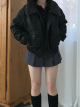 Crack Leather Mustang Jacket (2 colors)