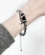 Black Mood Square Bracelet